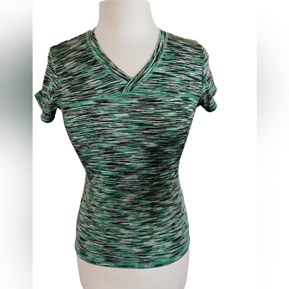 Head Green Athletic V Neck Top XS Moisture Wicking - Picture 3 of 9
